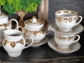Руски сервиз - Златна дантела, снимка 10