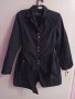Черно шушляково палто , снимка 1 - Палта, манта - 42292082