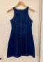 Чисто нова лятна къса дънкова рокля без ръкави, снимка 3