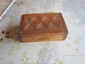 Страхотна кутия за бижута дърворезба орех , снимка 3