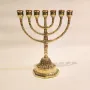 Месингов менора свещник, снимка 1