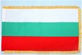 Българско знаме с ресни 70х120см