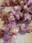 КОЛИЕ от АМЕТИСТ с ЧИПС от ЕСТЕСТВЕНИ КАМЪНИ в ВИОЛЕТОВ ЦВЯТ 52182, снимка 5