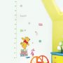 Мечо Пух метър за стена и мебел детска стая лепенка стикер самозалепващ, снимка 3
