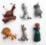 6 бр Мадагаскар Madagascar пластмасови фигурки играчки торта, снимка 2