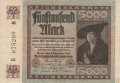 5000 марки 1922, Германия, снимка 1 - Нумизматика и бонистика - 39035814