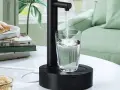 Безжичен диспенсър за вода с бутонн автоматична помпа за бутилка USB-C 1800 mAh, снимка 5