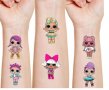 Кукли LOL L.O.L ЛОЛ Surprise Tattoo татос татуировка временна детска лист татоси татуси, снимка 3