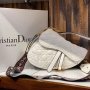 Чанта Christian Dior бяла