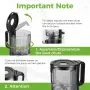Чисто Нова Бавнопресоваща Сокоизстисквачка Cold Press Juicer YASHE (127 mm Голям Отвор)  , снимка 7