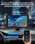 Нов OHREX 7" сензорен екран за CarPlay, Android Auto, GPS, гласово управление, снимка 2