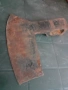 Стара голяма кована брадва - кривица, снимка 7