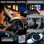 Безжичен CarPlay адаптер, Plug & Play, Android Auto адаптер CarPlay Dongle с USB/Type C, снимка 6
