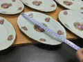 Стар български порцелан Изида барок чинии елипси Ромео и Жулиета , снимка 2