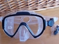 Нови силиконови  очила за гмуркане и тапи за уши, снимка 1