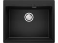 най-добрата мивка Кухненска Мивка гранит Осло 60 XL 500 x 580 mm Черна, снимка 2
