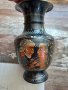 Гравирана месингова ваза, снимка 1 - Вази - 37292107