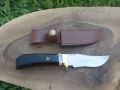 Висококачествен ловен нож стомана D2 с кожена кания,LN406, снимка 2