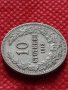 Монета 10 стотинки 1913г. Царство България за колекция декорация - 24806, снимка 4