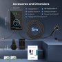 EVJUICION EV Charger 7KW тип 2, до 7,4kW, 5 м, включени 2 RFID карти, снимка 7