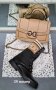 Дамска чанта Dolce&Gabanna и боти Christian Dior код 92, снимка 1 - Дамски боти - 34321797