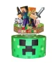 15 бр Майнкрафт Minecraft къси картонени топери топер за торта мъфини, снимка 3