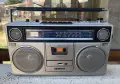 SANYO M-9940K-SILVER-Оригинален японски радиокасетофон., снимка 1