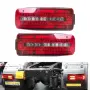 Комплект Ляв и Десен LED стопове Man TGX/TGS/TGL/TGM 24V с 8 функции E-Mark, снимка 1