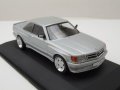 Mercedes 560 SEC AMG Widebody 1990 - мащаб 1:43 на Solido моделът е нов в PVC дисплей-кейс, снимка 7