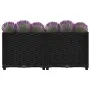 vidaXL Повдигната леха 80x40x38 см, полипропилен, снимка 7