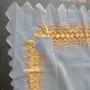 Ретро ръчно бродирани карета (8 бр.) – уникална прозрачна/найлонова панама, снимка 8