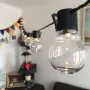 Соларен LED гирлянд с 18 декоративни крушки, снимка 6
