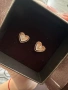 Чисто нови златни обеци с диаманти , снимка 3