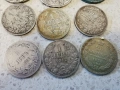 ЛОТ СРЕБЪРНИ МОНЕТИ 1882-1912, снимка 3