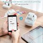 Нов преносим Bluetooth принтер етикети стикер организация съхранение, снимка 2