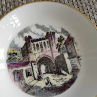 порцеланова сувенирна чинийка от Англия, снимка 2 - Колекции - 44573672