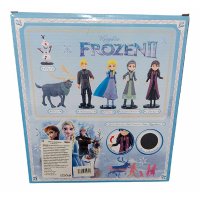Фигурки за торта Замръзналото кралство Frozen, топери Frozen, 6 броя, кутия Код: 550514, снимка 2 - Фигурки - 42871561