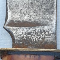 Стар нож Солинген с кания, снимка 10 - Антикварни и старинни предмети - 42866595