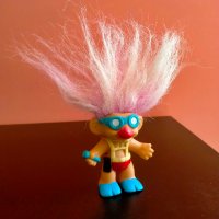 Играчка Кукла Трол Troll 7 см + коса, снимка 2 - Колекции - 40691107