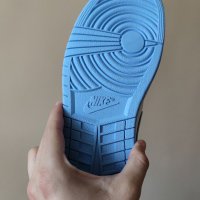 Оригинални Nike Air Jordan 1 Low Blue , снимка 5 - Маратонки - 36957181