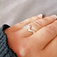 Уникален сребърен пръстен , снимка 5 - Пръстени - 31489736