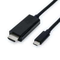Кабел  USB Type C - HDMI, M/M, 2m Roline S3731 SS301263 Мъжко-Мъжко, снимка 1 - Друга електроника - 39507891