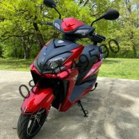 Електрически скутер EGV D3 RS LINE OPAI – 3000W червен, снимка 2 - Мотоциклети и мототехника - 36653184