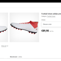 Adidas Predator Football Boots Размер EUR 44 2/3 / UK 10 футболни бутонки 103-14-S, снимка 2 - Спортни обувки - 44667042