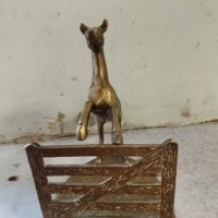 Месингова статуетка-кон, снимка 3 - Други ценни предмети - 42756994
