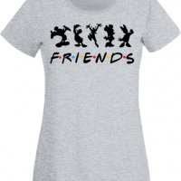 Дамска Тениска Mickey Friends,Изненада,Повод,Подарък,Празник, снимка 1 - Тениски - 37641836