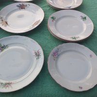 Български порцелан чинии,кана,купа, снимка 6 - Чинии - 34244475