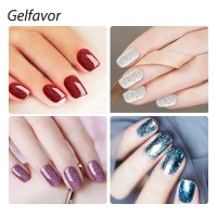 Ново !!! Комплект от 6 броя гел лак Gelfavor., снимка 2 - Продукти за маникюр - 29904231