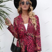 Ежедневно дамско сако с леопардов принт, 3цвята - 023, снимка 11 - Сака - 39713366