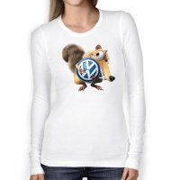 Разпродажба! Дамска тениска VW Volkswagen SCRAT, снимка 1 - Тениски - 32105707